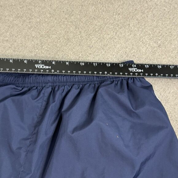 Vintage Reebok Track Pants L Women Blue Active Ankle Zip Logo Baggy 90s Y2K - Picture 4 of 12